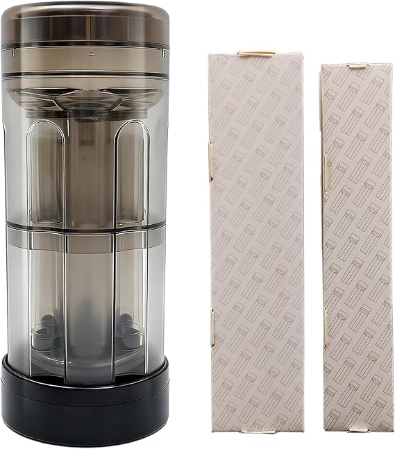Pre Roll Machine, Grinder for Herb Cone Loader & Mill | WHSYan Spice Grinders with extra-coarse teeth for fluffy texture. Loads 6 cones at once. Portable for travel, or outdoor.