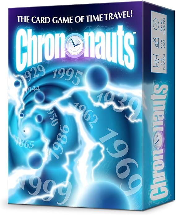 Looney Labs Chrononauts Card Game - Time-Travel Adventure for 1-6 Players