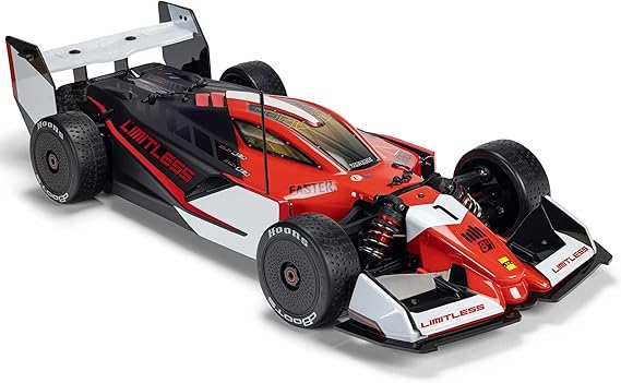 ARRMA Limitless 120 RC Race Car 1/7 8S BLX RTR, Red/Black | Speed Machine, AVC Technology, ARA7816T1