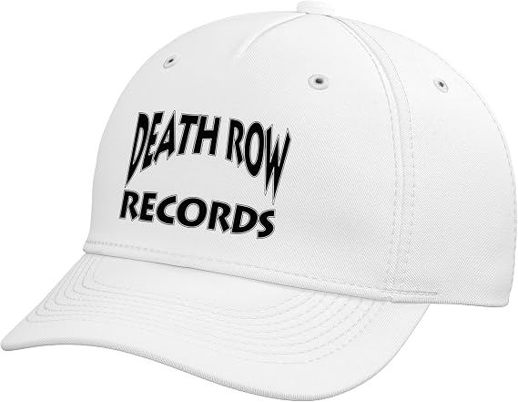Official Death Row Records Logo Adjustable Printed Baseball Hat