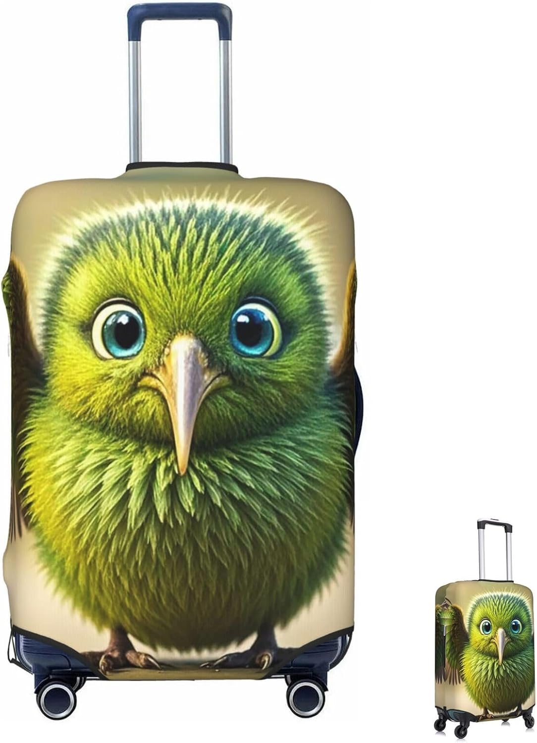 Luggage Cover 65-95CM Elastic Suitcase Cover Protector Kiwi Bird Cute Luggage Covers Anti-Scratch Washable Carry On Suitcase Protector Decoraitve Covers XL