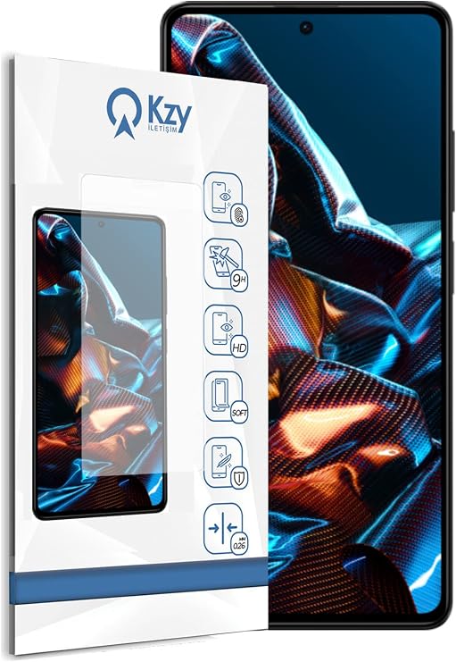 KZY İletişim Xiaomi Poco X5 Pro 5G ile Uyumlu Temperli Ekran Koruyucu Kırılmaz Cam