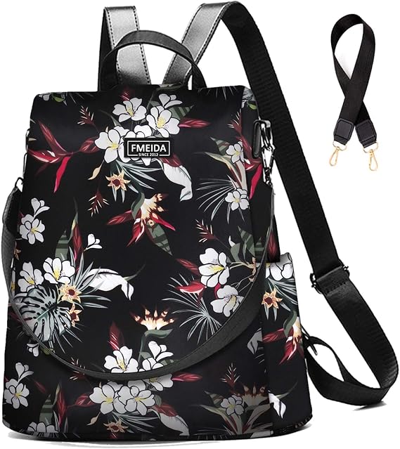 Fmeida Backpack Womens Anti Theft Travel Rucksack Shoulder Bag Ladies Handbag