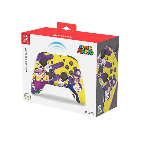 Hori Nintendo Switch Wireless HORIPAD (Wario & Waluigi) - Officially Licensed By Nintendo - Nintendo Switch