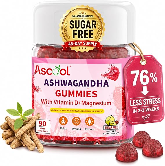Ashwagandha Gummies for Calm &Stress Relief