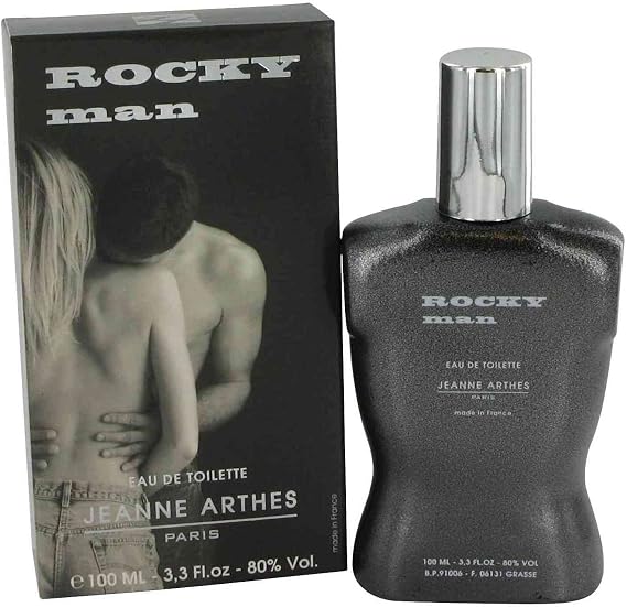 Rocky Man by Jeanne Arthes Eau De Toilette Spray 3.4 oz for Men
