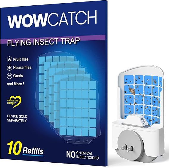 10PCS Refills for Wowcatch N386E Indoor Fly Trap