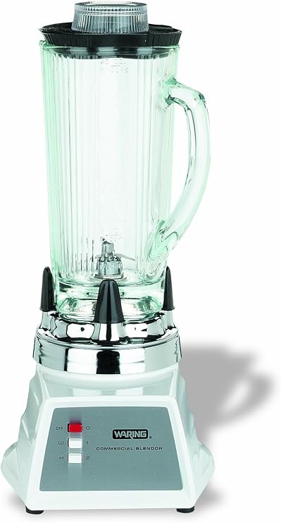 Waring Commercial 7011HG 2-Speed Food Blender with Glass Container and Heavy Duty Motor, 40-Ounce
