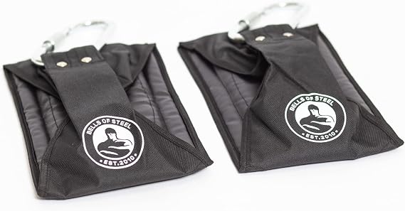 Hanging Ab Straps Bells of Steel - Padded Pull Up Core Trainer, Pair