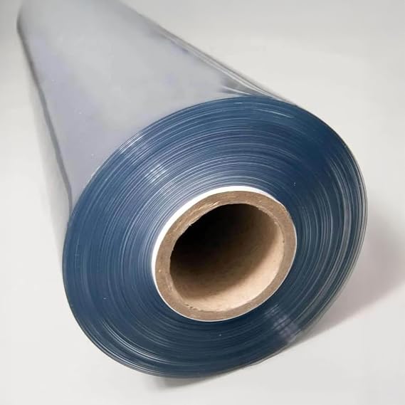 Flexa Crystal Clear Vinyl 30 Gauge (54" Wide) 10 Yards Long | Double Polished Marine Grade Vinyl | Waterproof, UV Resistant, CPSIA Compliant | Flexible Plastic for Porch Enclosure, Windows, Covers