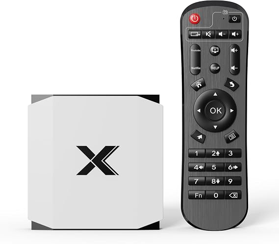 Android TV Box 4K Ultra HD, 4GB+32GB High Speed Memory,USB 2.0/3.0