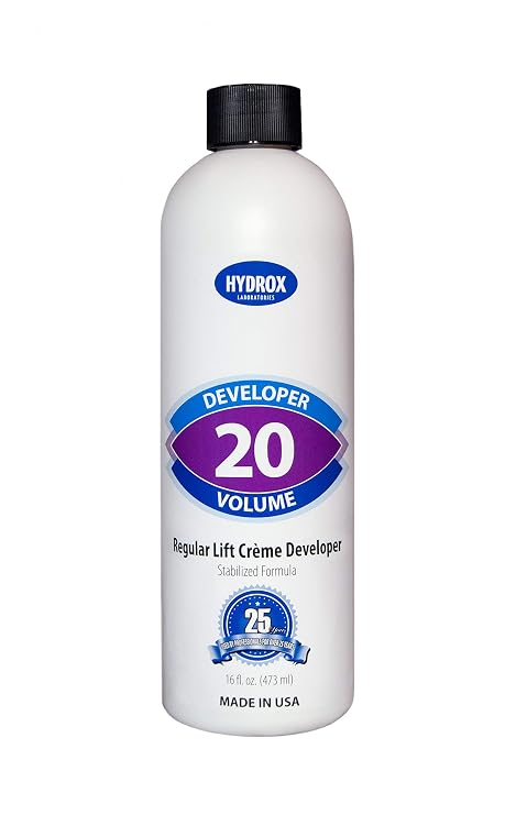 Hydrox 20-Volume Creme Developer Regular Lift, 16 Ounce (single)