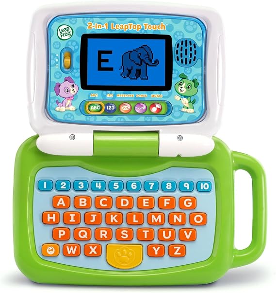 LeapFrog 2-in-1 LeapTop Touch (Frustration Free Packaging), Green