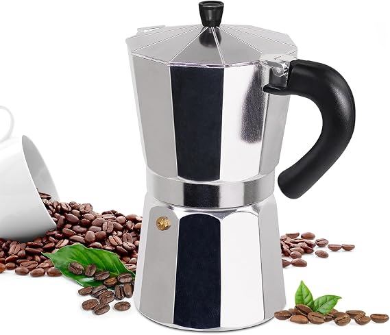 2 Cup Moka Pot Aluminum 100ml Italian Coffee Maker