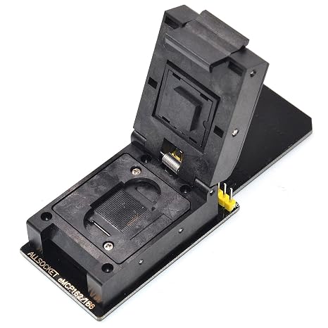 Mobile Memory Data Recovery,ALLSOCKET eMCP162/186 IC Reader with SD Interface BGA162/186 Adapter H9TP65A8JDAC-PRKGM Flash Storage Memory Photos/Video Android