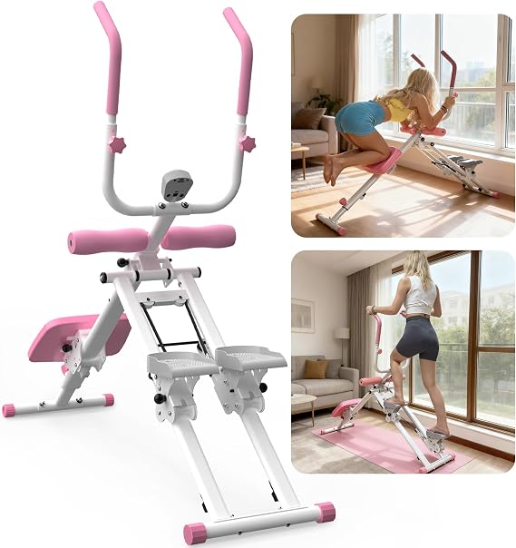 KINMAC 2-in-1 Stair Stepper and Ab Workout Machine