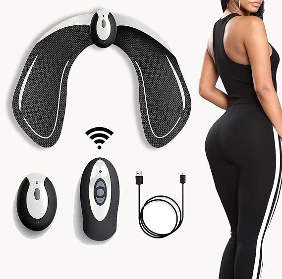EMS Butt Trainer – 6 Modes & 10 Intensities Targeted Stimulation of The Butt Muscles – Muscle Toning – Stimulator Butt Muscles – Buttock Trainer for Men and Women