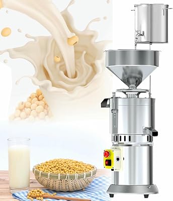 Commercial Fully Automatic Tofu Pudding Machine,Electric Stainless Steel Soy Milk Maker,with Emergency Stop  Waterproof Switch,150