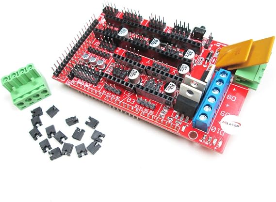 HiLetgo RAMPS 1.4 Control Panel 3D Printer Control Board Reprap Control Board for Arduino Mega 2560