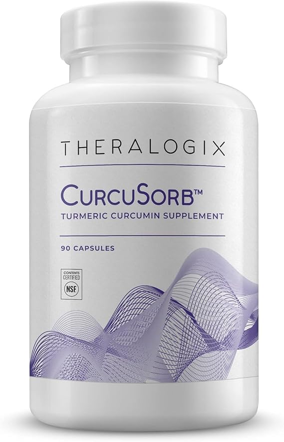 Theralogix CurcuSorb Joint & Antioxidant Support, NSF Certified | Helps support brain, heart, immune & joint health with enhanced-absorption turmeric curcumin.*