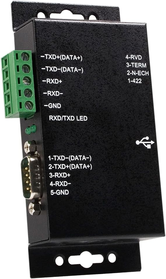 StarTech 1-Port Metal USB to RS422/RS485 Serial Adapter (ICUSB422IS)