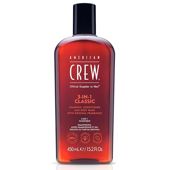 American Crew 3-in-1 Shampoo & Body Wash, Classic, 15.2 fl oz
