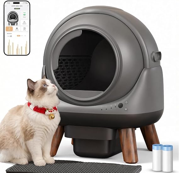 Automatic Cat Litter Box for Cats,Self Cleaning Litter Box