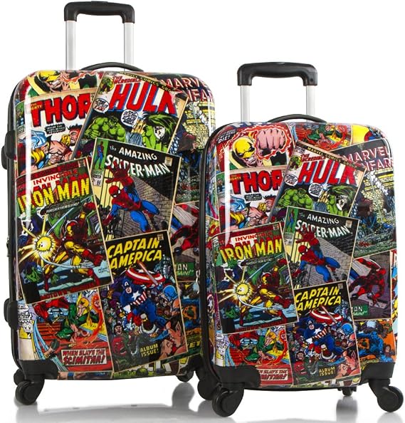 Heys Marvel Comics 2 Piece Set Luggage Set, Comics