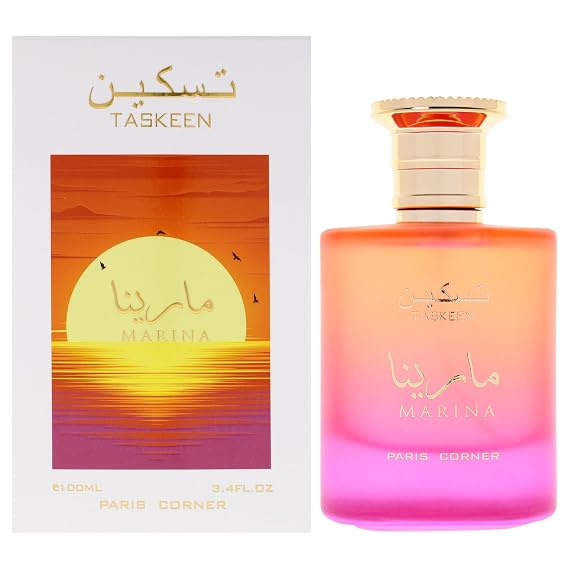 Paris Corner Taskeen Marina Tropical Edp 3.4 Fl Oz Unisex Fragrance for Men and Women