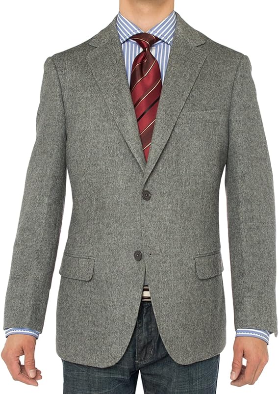 GN Luciano Men's 2 Button Luxe Camel Hair Suit Jacket Sport Coat Blazer