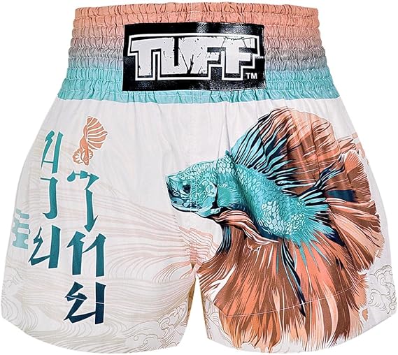 Wild Thorns Muay Thai Shorts in Black by TUFF Sport