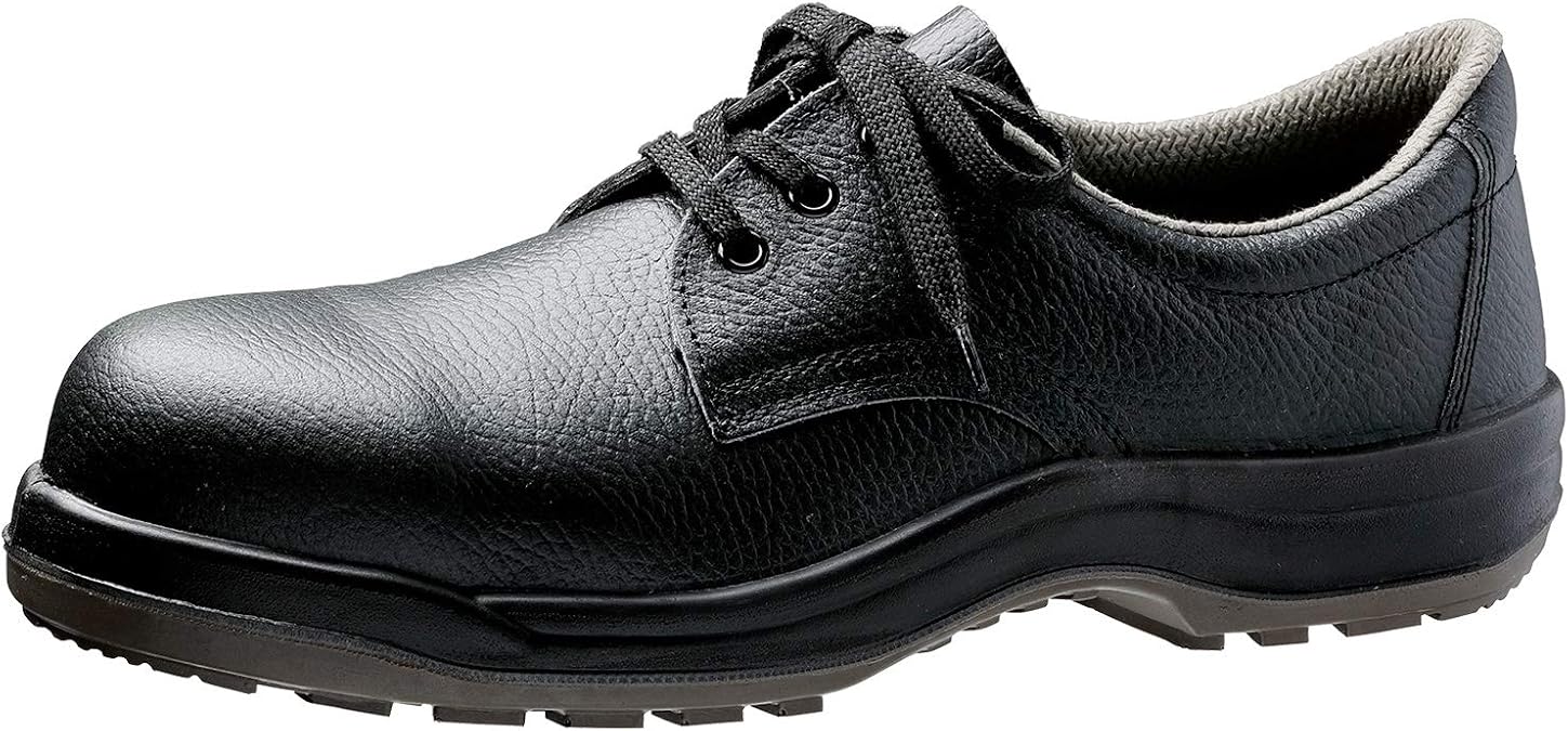 Midori Anzen CJ010 Safety Shoes, JIS Standard, Short Shoes, Normal Work, Wide Toe Core, Anti-Slip, Shock Absorption, Black