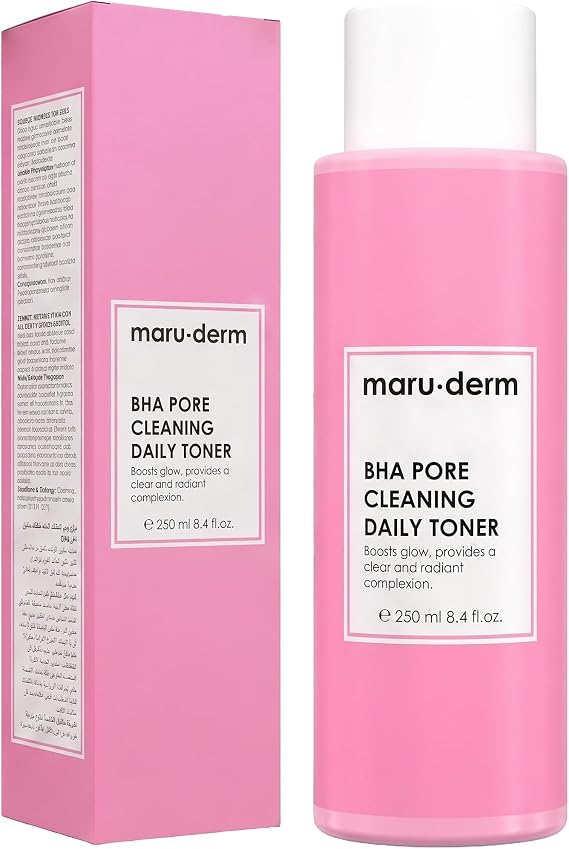 Maruderm Salisilik Asit%2 Tonik – Gözenek Görünümü ve Siyah Nokta Karşıtı Arındırıcı Cilt Bakım Toniği, Niasinamid & Papatya ile, 250 ML