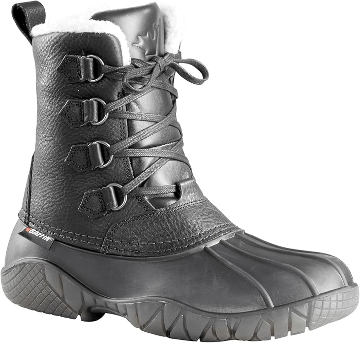 Baffin Yellowknife Men's Boots, Low-calf Height, for Winter and Snow, Snowshoe compatible, Made in Canada