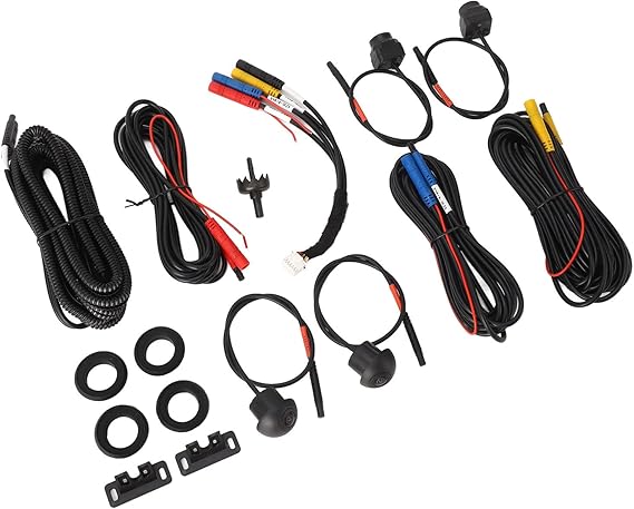 360 Degree Car Camera , Easy Installation Panoramic Surround View Camera System IP68AHD High Resolution for Android Auto Radio (1080P)