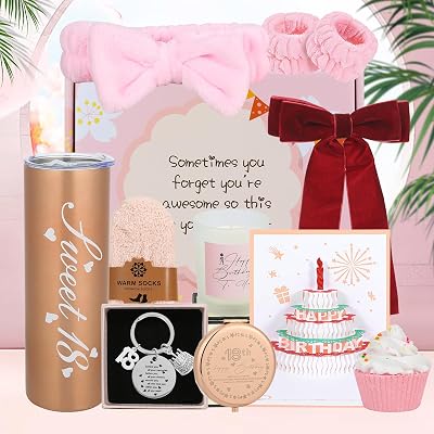 11Pcs 18th Birthday Gifts for Girls, Gifts for 18 Year Old Girl, 18th Birthday Gifts, 18 Year Old Girl Gifts, 18 Birthday Gifts for Girls,18 Year Old Girl Birthday Gifts