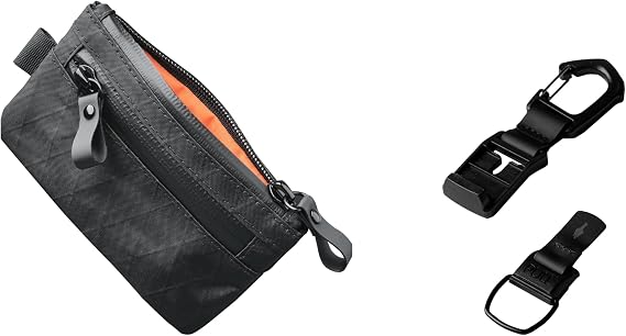 ALPAKA Zip Pouch & HUB Carabiner X-Pac VX21 RFID-Blocking Wallet with YKK Zipper, Weatherproof Fabrics Quick Release Key Clip with Magnetic Latch Ideal for ALPAKA Bags, Belt Loops & EDC