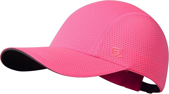 GADIEMKENSD Women's Race Day Running Cap Performance Mesh Hat - Excellent Ventilation, Lightweight, Reflective Safety