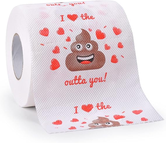 Valentines Day Gifts for Him/Her, Romantic Novelty Gag Gifts Toilet Paper