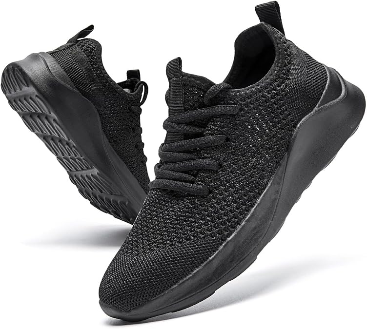 DLWKIPV Mens Trainers Slip On Sneakers Breathable Cushioned