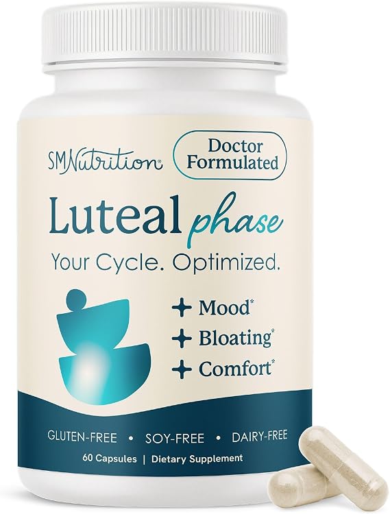 Luteal Phase Support Supplement, Bloating, Mood & Hormone Balance Support