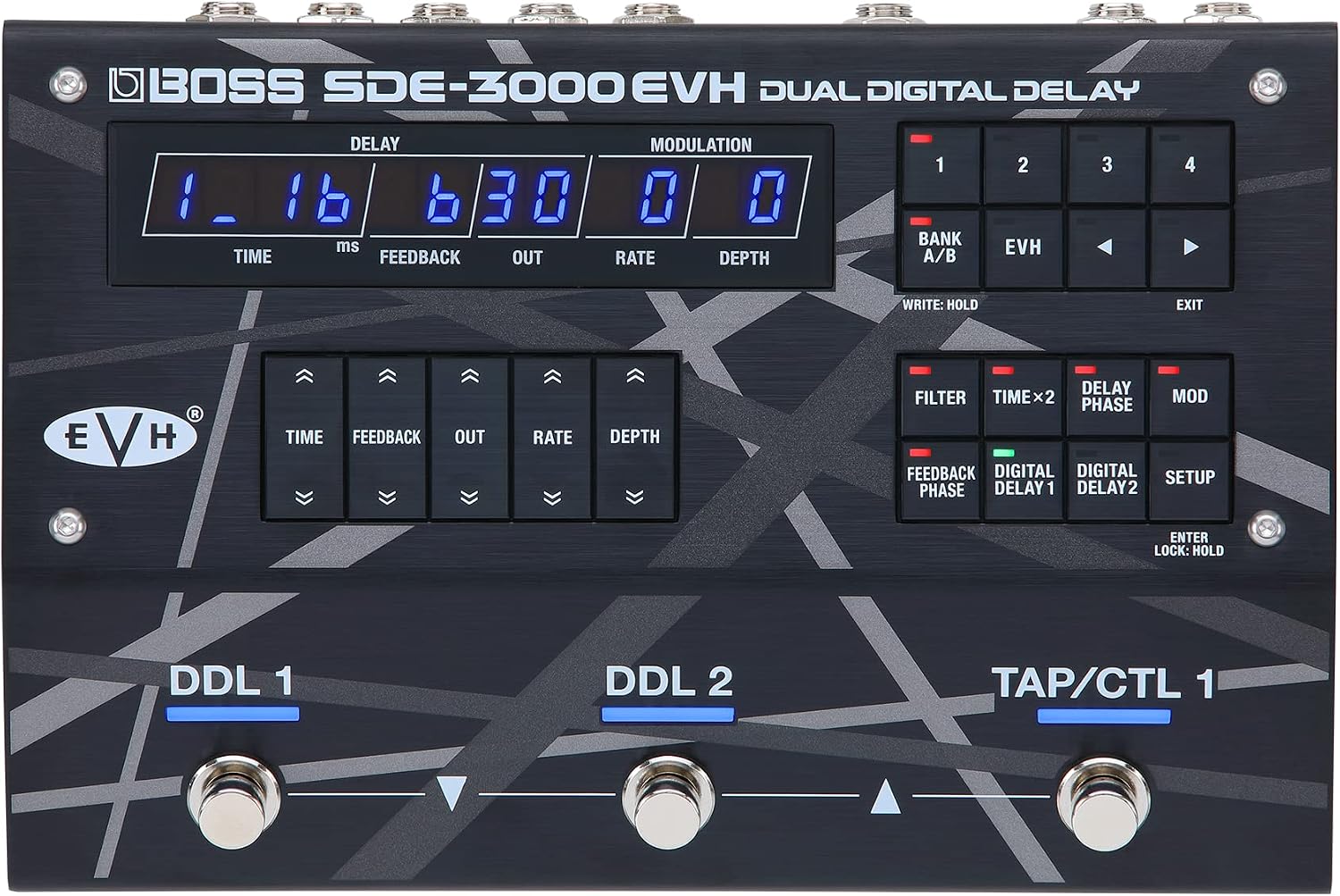 Boss Dual Digital Delay Pedal SDE-3000EVH