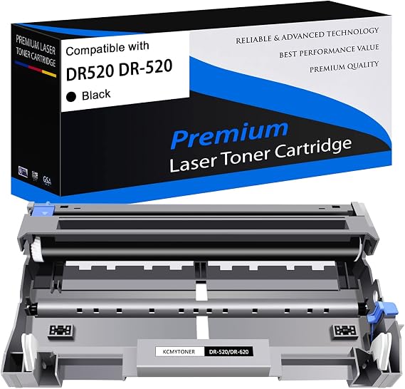 1 Pack Compatible Drum Unit Replacement for Brother DR520 DR-520 to use with MFC-8890DW MFC-8480DN MFC-8460N DCP-8080DN HL-5250DN HL-5240 HL-5340D HL-5370DW Printers