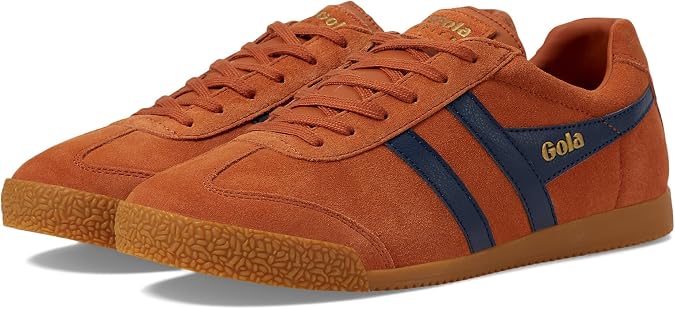 Gola Men's Harrier Moody Orange/Navy 7 Medium