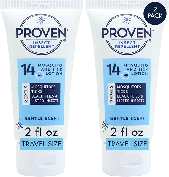 Proven - Insect Repellent Lotion, Mosquitoes & Flies - 2 fl oz (2 Pack)