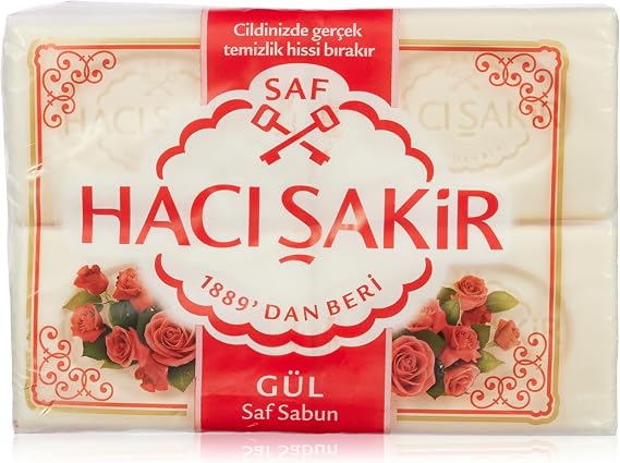 Hacı Şakir Gül Kalıp Sabun (4 Adet)