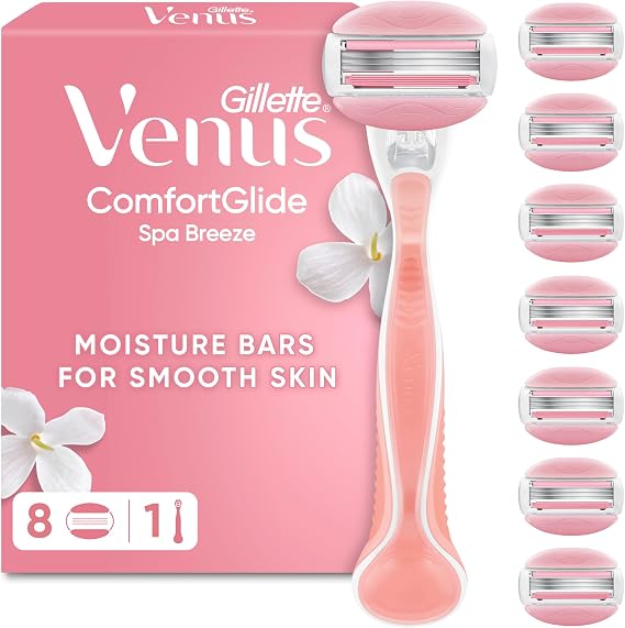 Gillette Venus Comfortglide Spa Breeze Women's Razor & 8 Blades