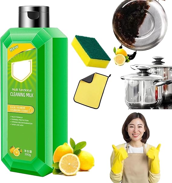 Multi Functional Cleansing Milk, Cleaning Lotion for House, Powerful Multifunctional Cleaner, Powerful Multifunctional Concentrated Cleansing Lotion