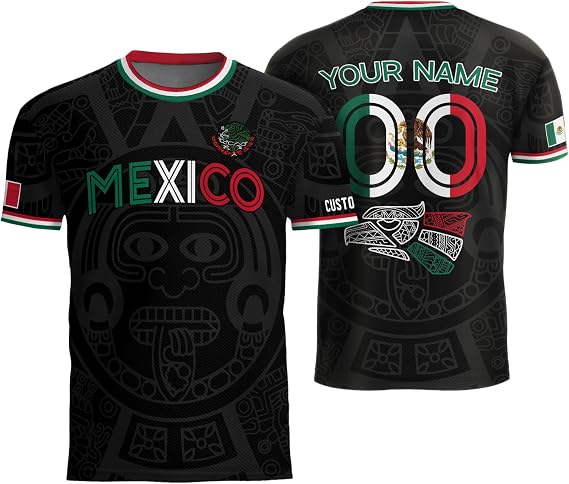 Customized Jersey De Mexico, Custom Mexico Jersey, Mexico Jersey for Men