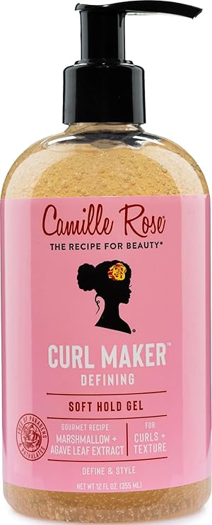 Camille Rose Curl Maker Curl Defining Gel, Soft Hold, 12 Fl Oz